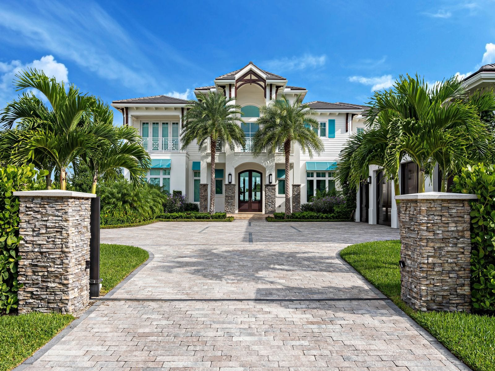 British West Indies — luxury custom home in West Palm Beach